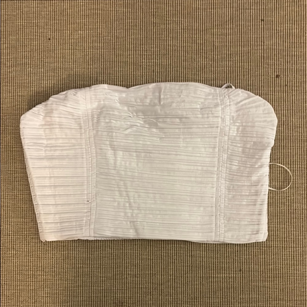 NWT White Strapless Madewell Top